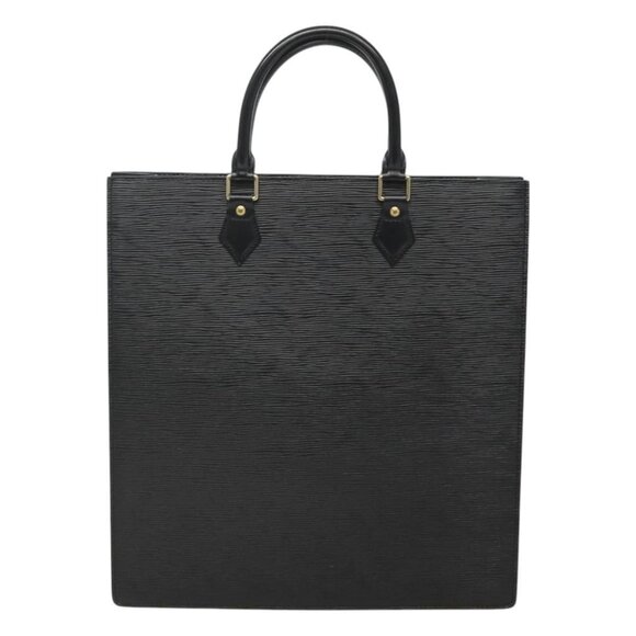 LOUIS VUITTON Epi Sac Plat Hand Bag Black - Picture 2 of 15